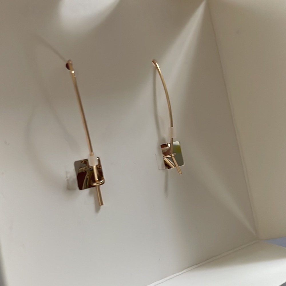 Easter egg earrings, French hooks - Picture 3 of 3